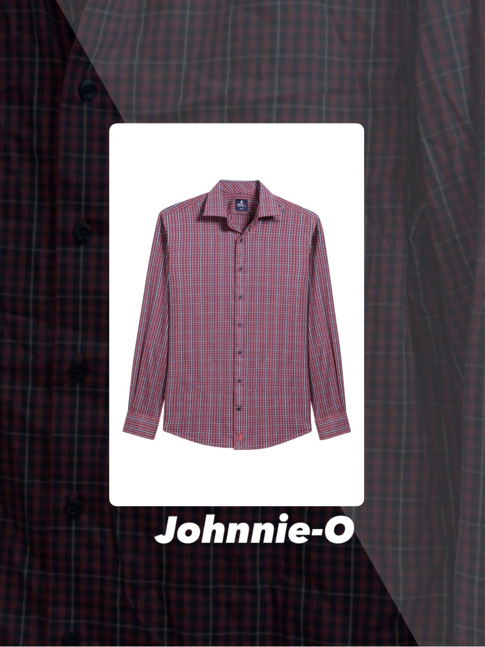 EUC Johnnie-O Kenney Check Button Up Shirt